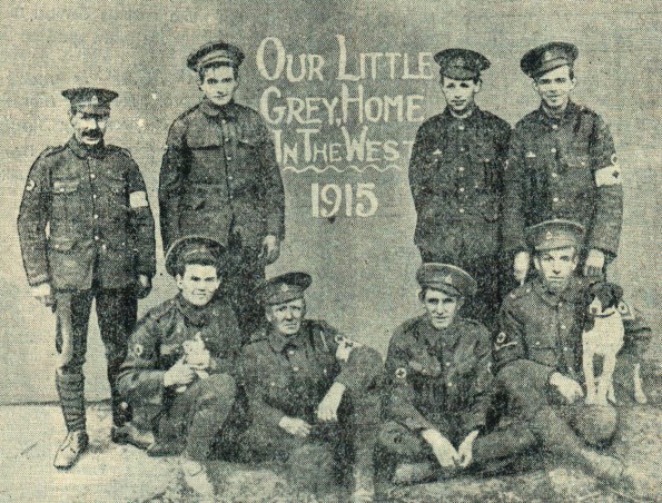 BACK ROW: Pte F Nodding and P Sewell of Cockfield, Pte F Pigdon of Darlington, and Pte G Hall of Cockfield. Front: Ptes J Robson, N Raine and J Clennell of Cockfield and Corporal Wilson of Bishop Auckland