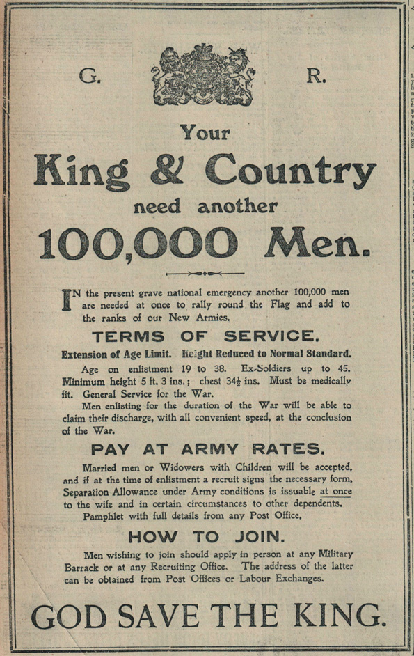 LOOKING BACK: Advert from this week in 1914