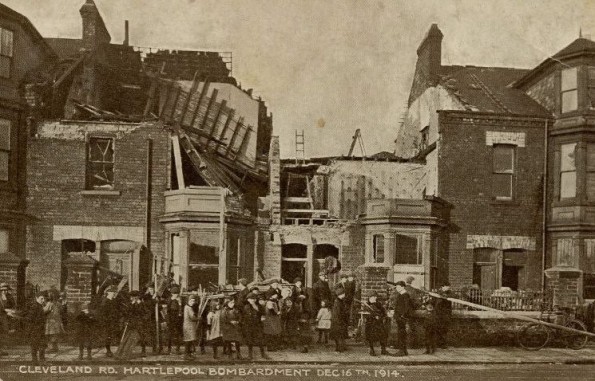 DIRECT HIT: Cleveland Road in West Hartlepool