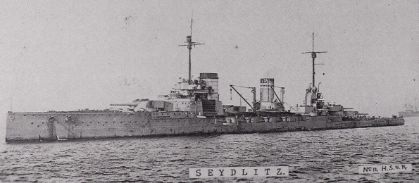 GERMAN FLAGSHIP: Seydlitz, which led the attack on Hartlepool