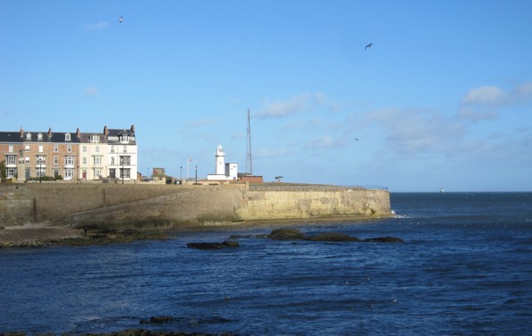 TRANQUIL SCENE: The lighthouse and the Heugh battery at Hartlepool today