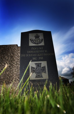 The grave of Thomas Kenny VC in Wheatley Hill Cemetery