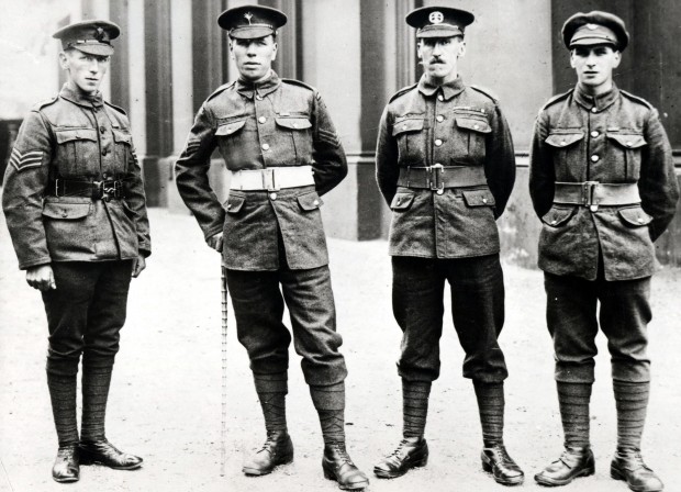 VC WINNER: Sergeant Edward Cooper, pictured left, Stockton's VC hero