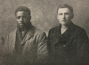 SURVIVORS: Two of the SS Belgian Prince survivors who were helped by the Sailors' Society