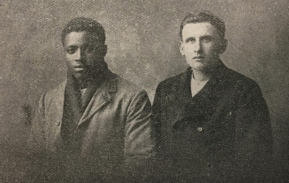 SURVIVORS: Two of the SS Belgian Prince survivors who were helped by the Sailors' Society