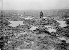 MISERABLE: In the second half of June, the Durham Pals endured relentless rain and mud as the preparations for the Battle of the Somme continued