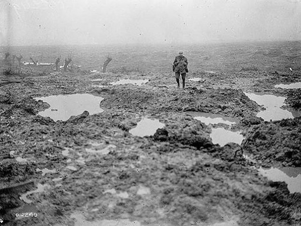 MISERABLE: In the second half of June, the Durham Pals endured relentless rain and mud as the preparations for the Battle of the Somme continued
