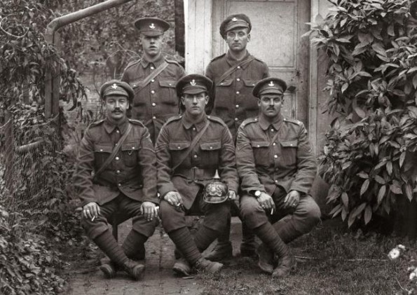 UNKNOWN SOLDIERS: Some of the pictures of mystery DLI soldiers taken during the  Battle of the Somme. Photograph courtesy of John Lichfield, Alfred Dupire, Bernard Gardin, Dominique Zanardi and Joel Scribe
