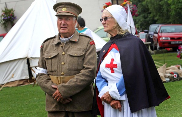 First World War re-enactment enthusiasts