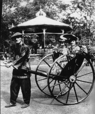 CARNIVAL DAYS: John and Marjorie Scarre in the 1932 Railwaymen's Carnival in South Park, Darlington