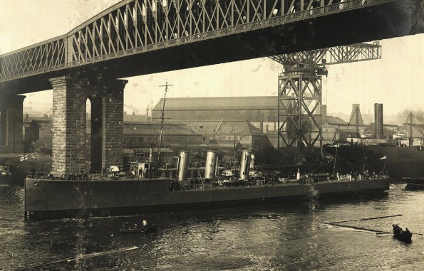 OFF TO SEA: Sunderland-built HMS Opal, which sank 100 years ago